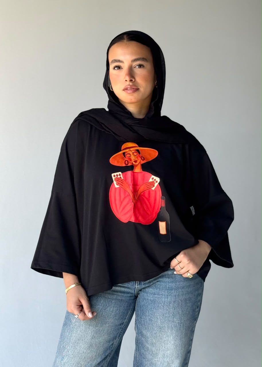 Printed Oversized T-Shirt