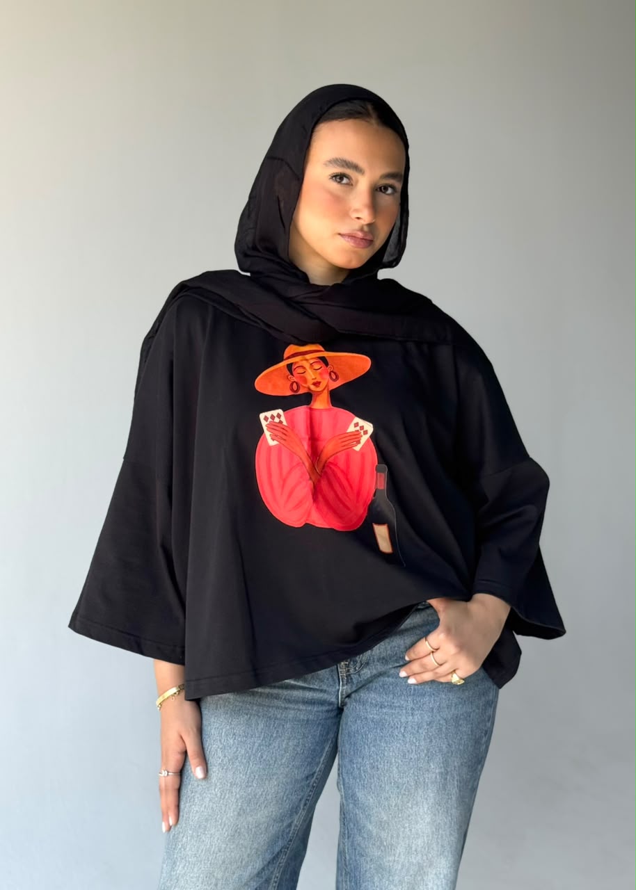 Printed Oversized T-Shirt