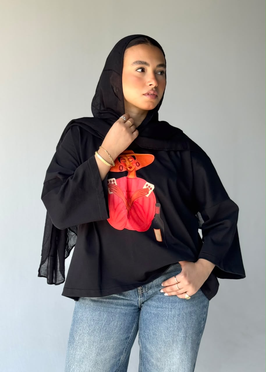 Printed Oversized T-Shirt