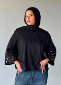 Crystal Embellished Oversized T-Shirt